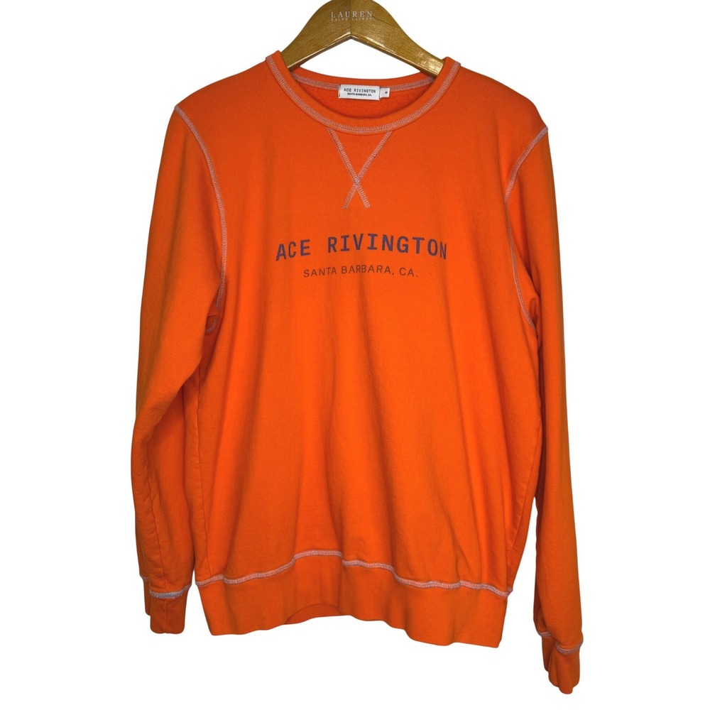 Ace Rivington Orange Sweatshirt Medium Orange